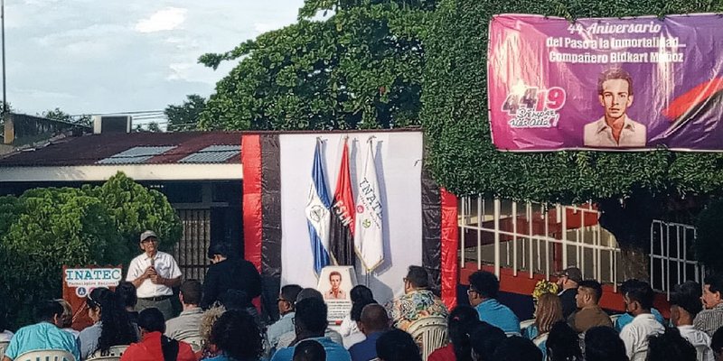 Estudiantes Técnicos Celebran Vida y Legado del Héroe Revolucionario Bidkar Muñoz