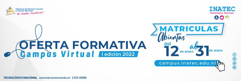 Matricula Oferta Formativa Virtual I Edición 2022