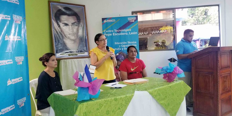 Leoneses finalizan diferentes cursos  de capacitación impartidos por INATEC