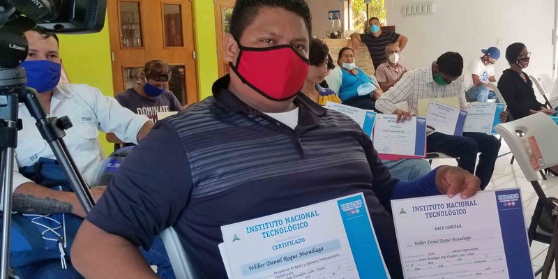 Leoneses finalizan diferentes cursos  de capacitación impartidos por INATEC