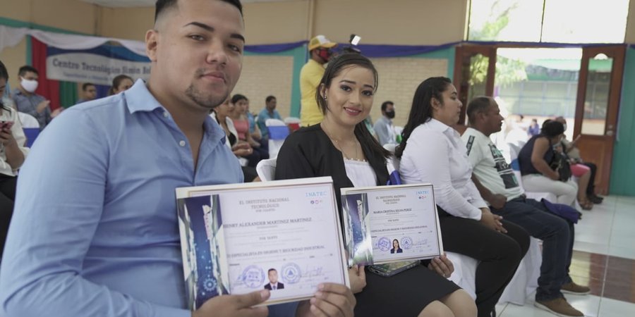 Estudiantes de Managua culminan con éxito su formación técnica