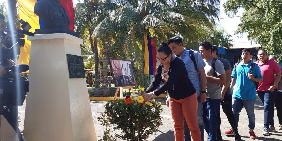 INATEC rinde homenaje al Comandante Chávez