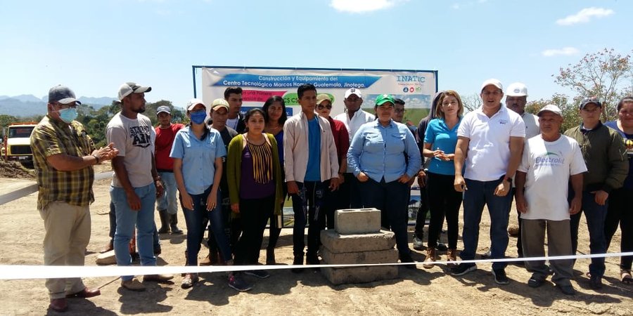 Inician Construcción del Centro Tecnológico Marcos Homero Guatemala en Asturias, Jinotega