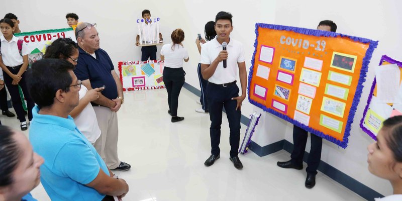 TECNacional - Estudiantes Técnicos exponen sobre medidas preventivas contra el COVID-19