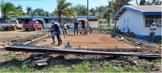 Avanza la reconstrucción del Centro Tecnológico de Bilwi,  afectado por Huracanes
