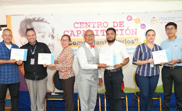 Centro Nacional de Capacitación “Comandante Carlos” entrega certificados a 550 servidores públicos