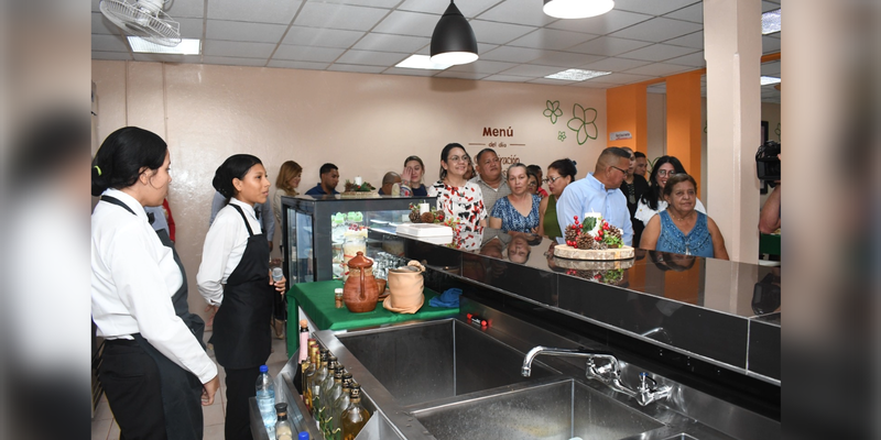 Inauguran Centro Técnico Especializado en Gastronomía Nicaragüense, Nelly Flor de Pino
