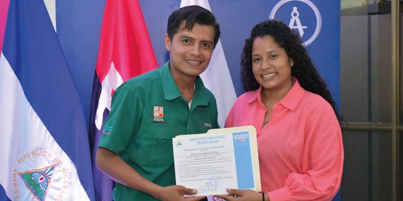 Protagonistas de la capacitación técnica celebran Entrega de Certificados en Managua