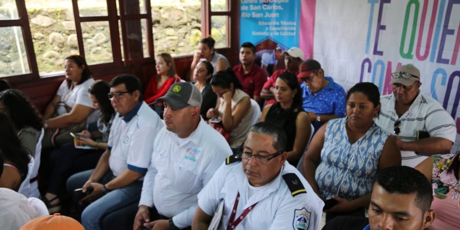 INATEC presenta Plan de Trabajo 2020 en San Carlos, Rio San Juan