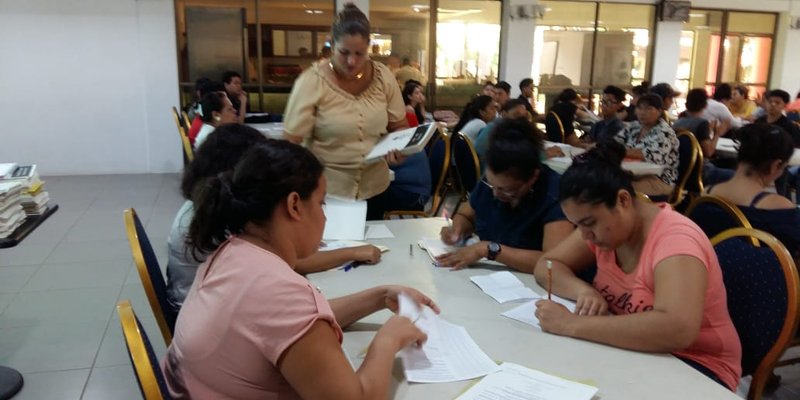 TECNacional - Jóvenes acuden a realizar prueba de admisión en el CT de Hotelería y Turismo