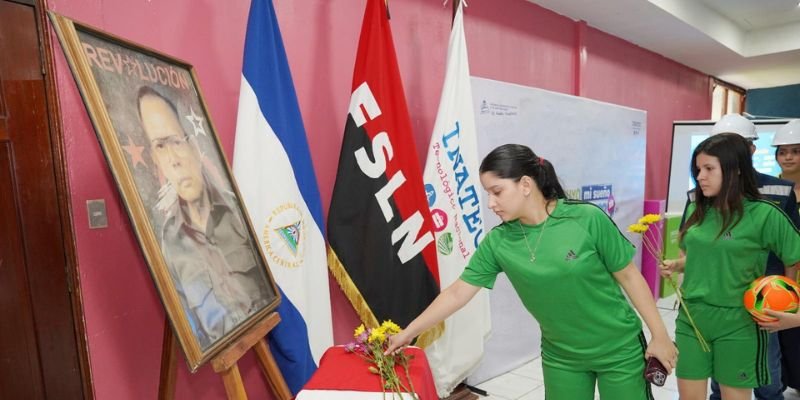Estudiantes honran legado del Comandante Tomás Borge