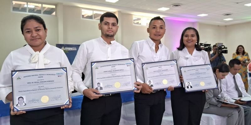 Celebran VI Graduación del Centro Nacional de Formación de Docentes e Instructores del INATEC