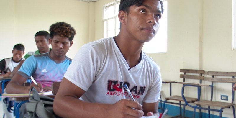 Maynor Monge, Estudiante de Bachiller Técnico en Agropecuario