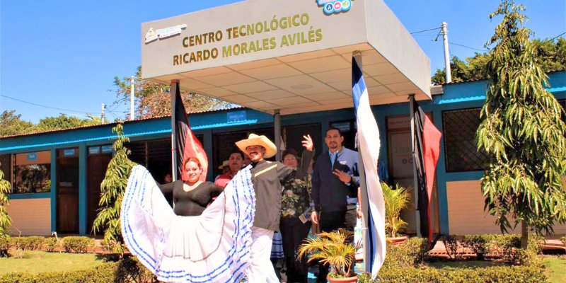 Inauguran mejoras en el Centro Tecnológico Ricardo Morales Avilés de Diriamba