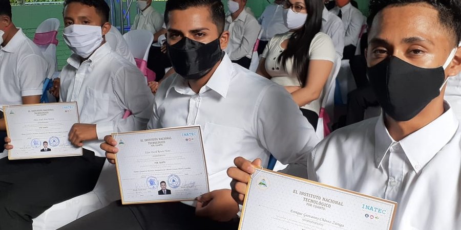 Nuevos Técnicos se gradúan en Jinotepe