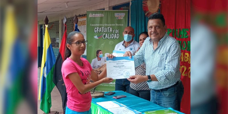 Programa Nacional Vocación para el Trabajo y la Vida tiene sus primeros frutos en Juigalpa