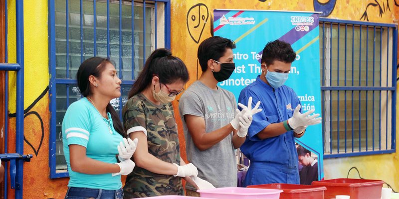 TECNacional - Estudiantes Técnicos de Jinotepe realizan Demostraciones de Lavado de Manos