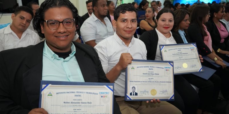 Más de 400 nuevos Maestros Técnicos gradúa el Centro Nacional de Formación de Maestros del Inatec