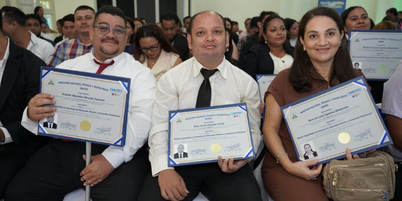 Más de 400 nuevos Maestros Técnicos gradúa el Centro Nacional de Formación de Maestros del Inatec