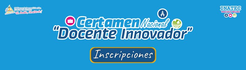 Inscripciones al Certamen "Docente Innovador" 2024