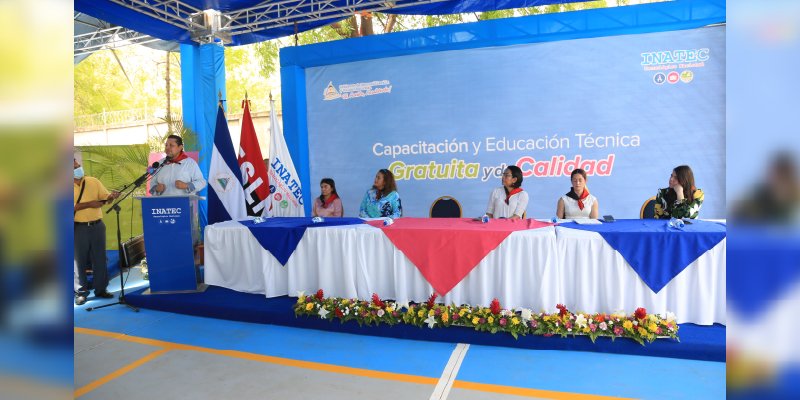 Reinauguración de la Subsede Ariel Darce del Centro Tecnológico Manuel Olivares, Managua