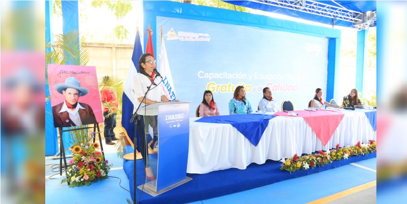 Reinauguración de la Subsede Ariel Darce del Centro Tecnológico Manuel Olivares, Managua