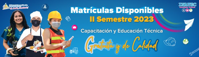 Matrícula II Semestre de la Educación Técnica y Tecnológica 2023