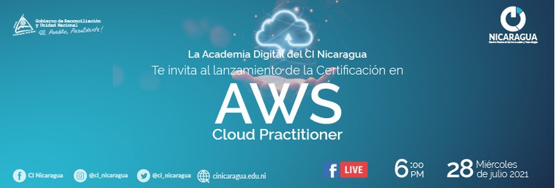 Lanzamiento Certificación Internacional en AWS Cloud Practitioner