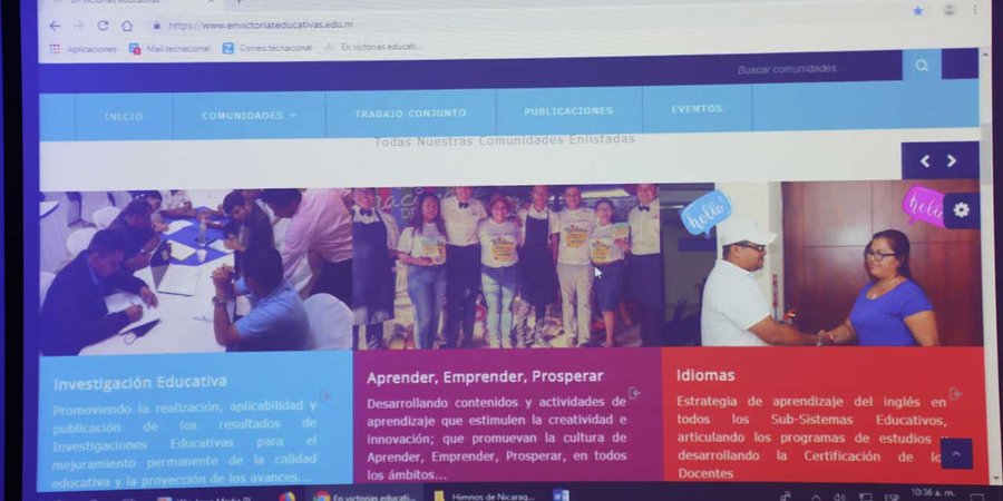 Lanzamiento de la Plataforma Virtual  “En Victorias Educativas”