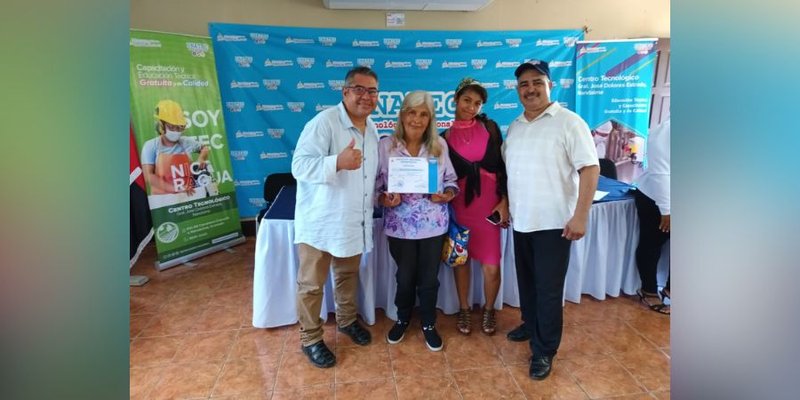 ¡Restitución de Derechos! 140 protagonistas de cursos reciben certificados en Nandaime