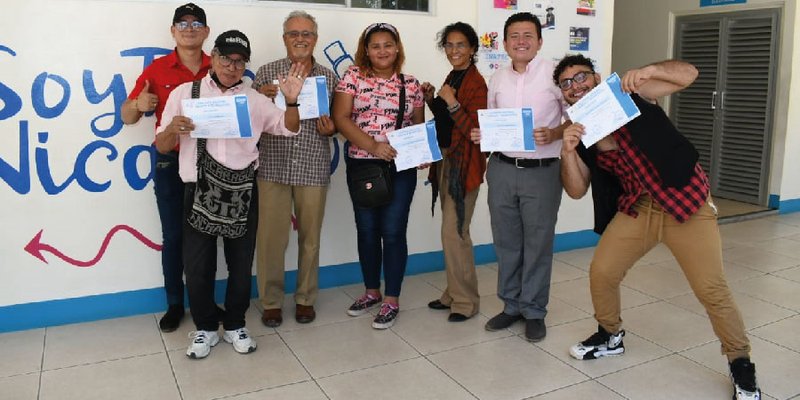 Primeros egresados del Centro Cultural y Politécnico José Coronel Urtecho