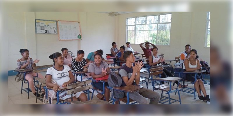 Jóvenes de la Costa Caribe Norte en su Primer Semana de Clases en el Centro Técnico de Waspam