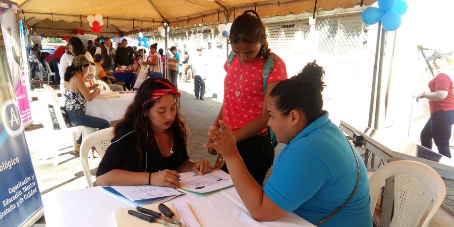 Primera Feria Vocacional Tecnológica en Ciudad Sandino