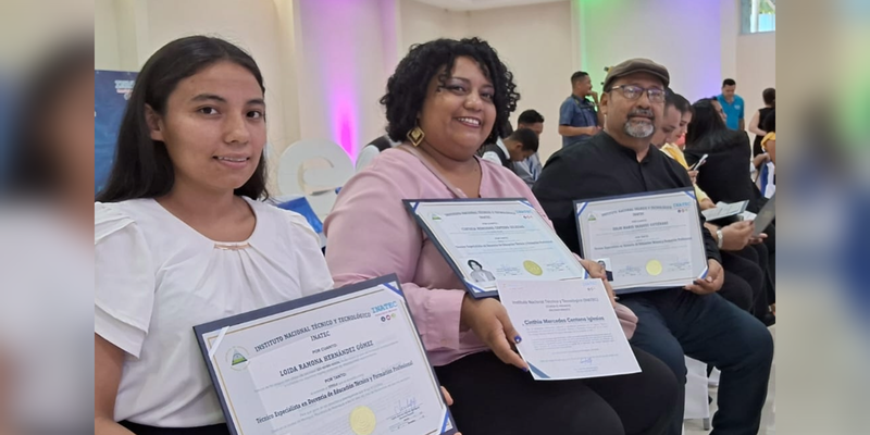 Celebran VI Graduación del Centro Nacional de Formación de Docentes e Instructores del INATEC