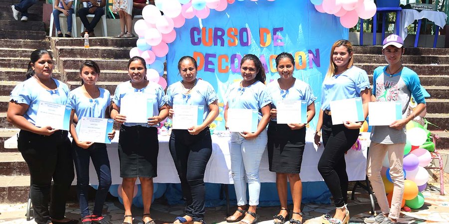 Protagonistas de San Rafael del Sur  finalizan cursos de capacitación
