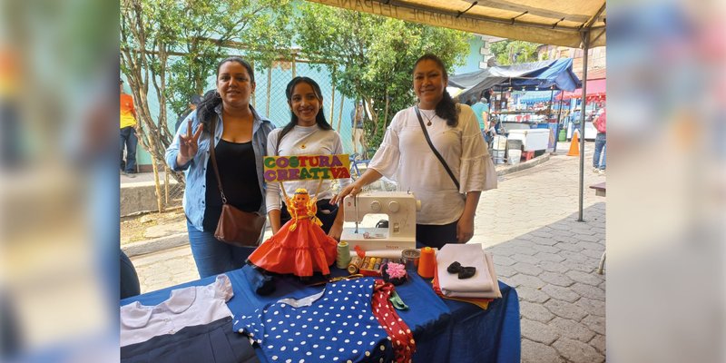 Protagonistas de la Capacitación Técnica de Somoto comparten su potencial en Feria Demostrativa