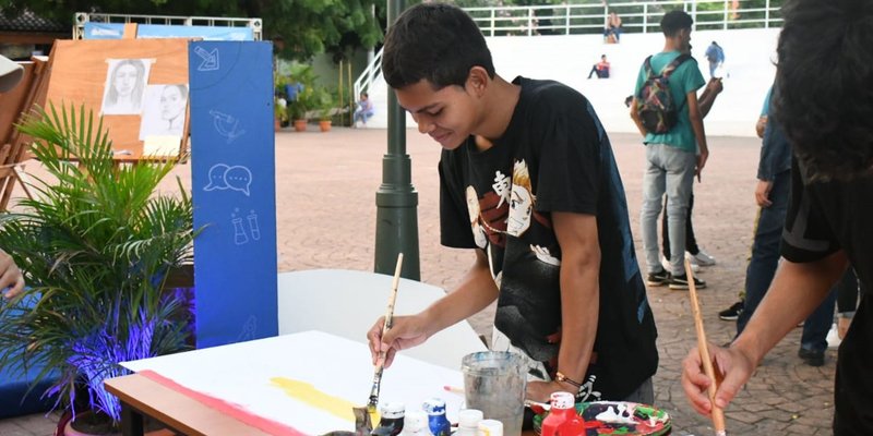 Tiangues Culturales: Un Derroche de arte y talento de estudiantes del Centro Cultural y Politécnico José Coronel Urtecho