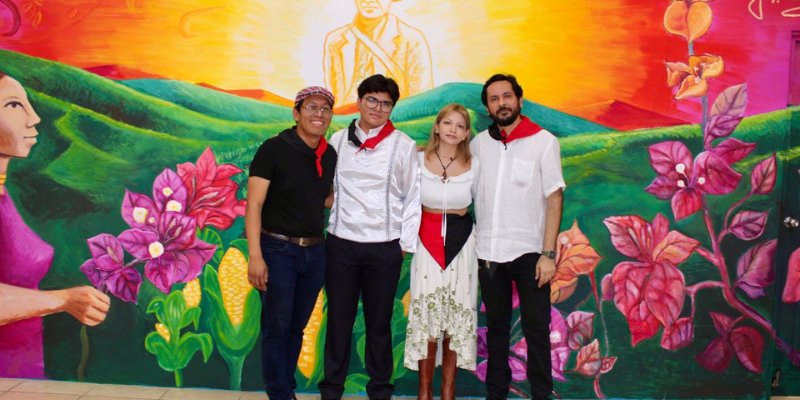 Un mural que cuenta historia e identidad “Cumpliendo el Sueño de Sandino”