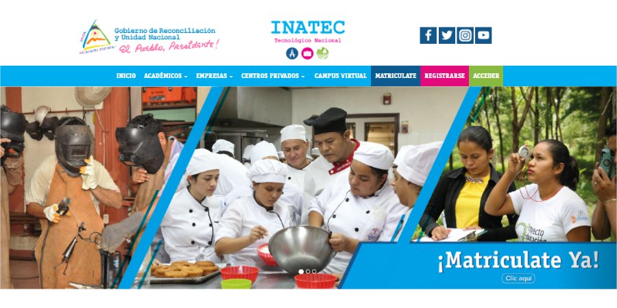 Pasos para matricularte en línea