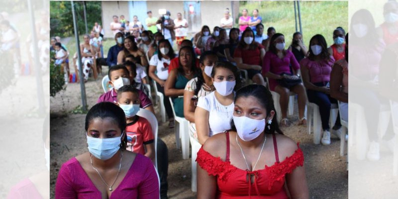 Pobladores de la Comunidad Mina La India, en León celebran entrega de Certificados