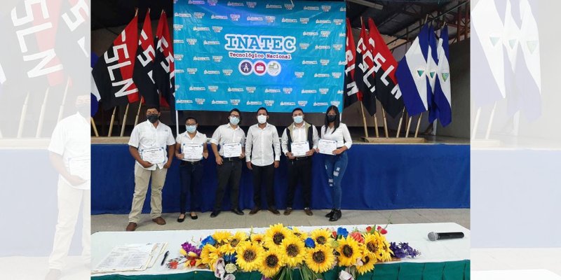 Protagonistas concluyen cursos libres y modulares de la enseñanza técnica en Jinotega