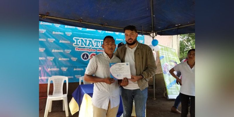 Comunidad San Diego en Carazo Celebran entrega de Certificados de Técnicos de Campo