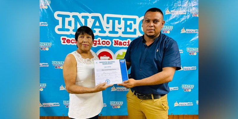 Centro Tecnológico de Chichigalpa realiza entrega certificados a protagonistas Cursos de Capacitación