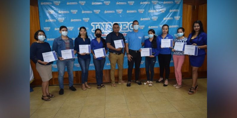 Centro Tecnológico de Chichigalpa realiza entrega certificados a protagonistas Cursos de Capacitación