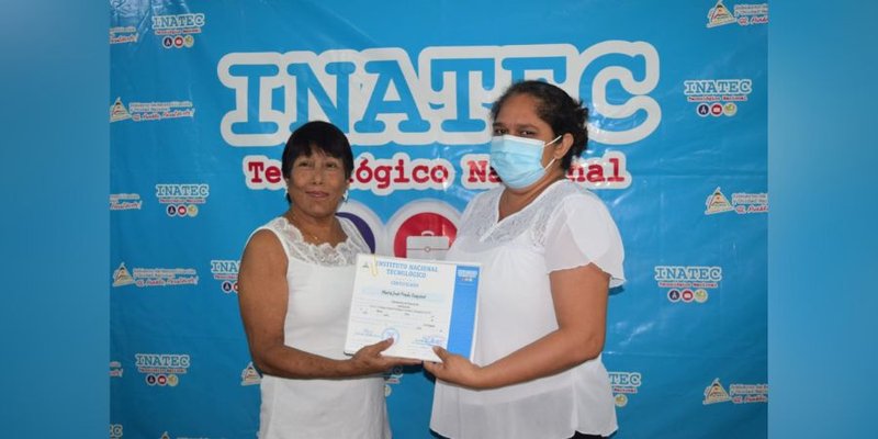 Centro Tecnológico de Chichigalpa realiza entrega certificados a protagonistas Cursos de Capacitación