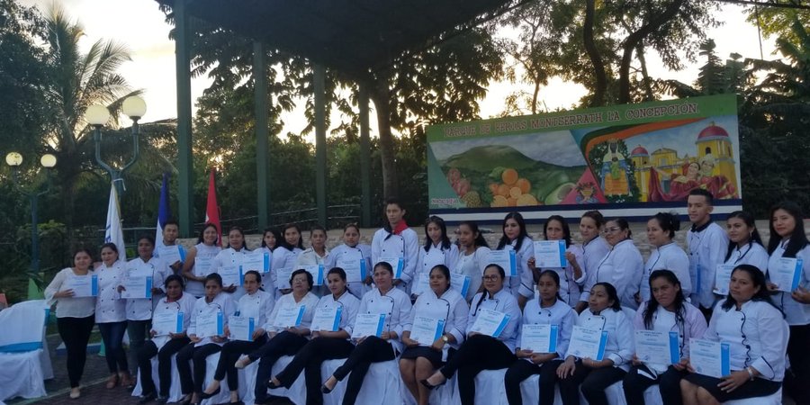 Protagonistas del municipio La Concepción culminan cursos de capacitación técnica