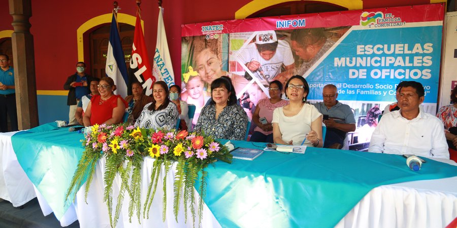 Más de 29 mil nicaragüenses serán atendidos desde las Escuelas Municipales de Oficios