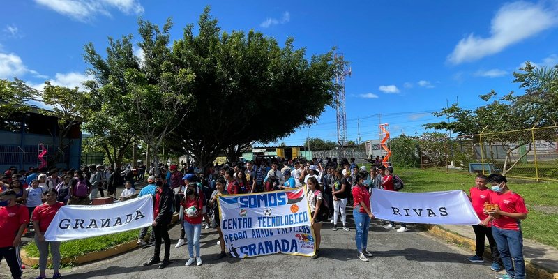 Juegos  Deportivos de estudiantes técnicos en Carazo