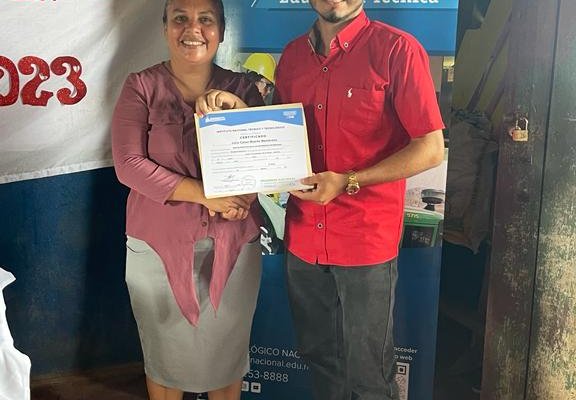 Protagonista de la Comunidad Magnolia en la Costa Caribe Sur finalizan curso del Programa Vocación Productiva