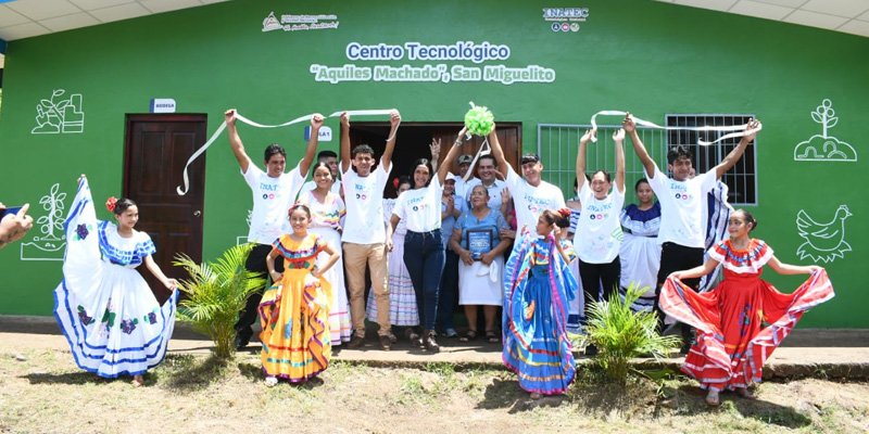 Gobierno Sandinista entrega Centro Tecnológico a comunidad de San Miguelito para la formación agropecuaria